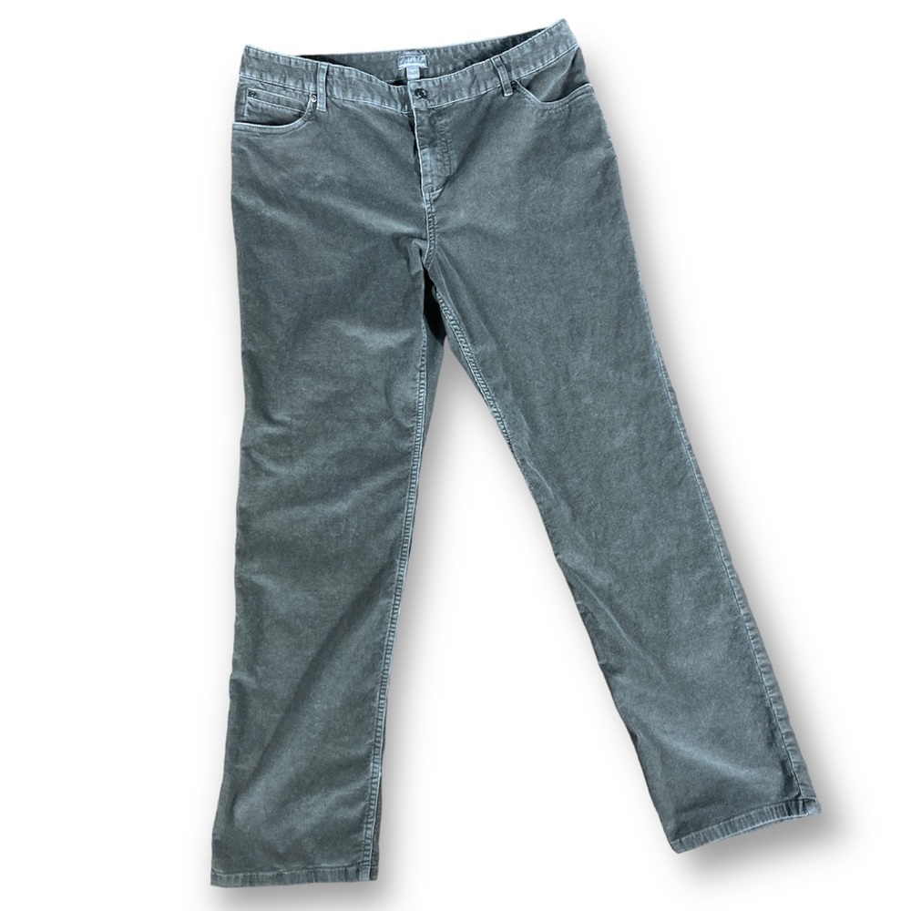 J. JILL Corduroy Pants Size 14 authentic fit below waist